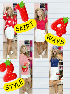 ONE skirt FOUR ways to Style it!