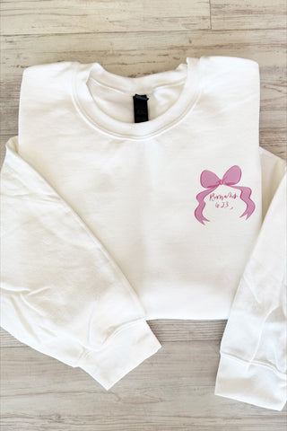 White Be Still Sweatshirt