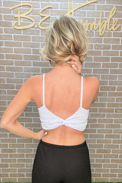 Twist Back Bra Tank