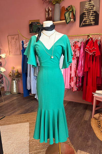 Open Back Mermaid Dress