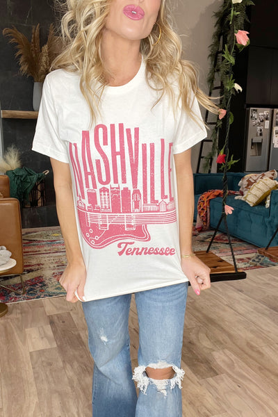 Nashville Pink Graphic Tshirt