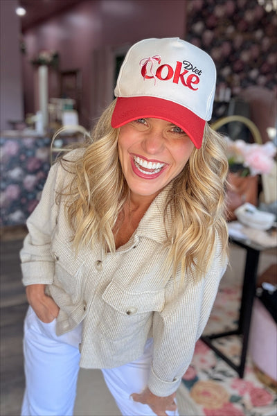 Diet Coke Bow Hat