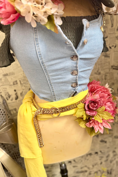 Vintage Gold Chain Belt