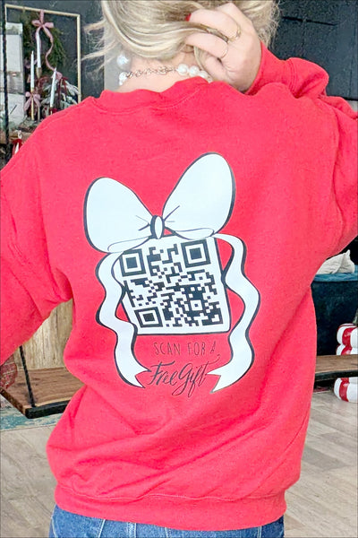 Red Be Still Sweatshirt