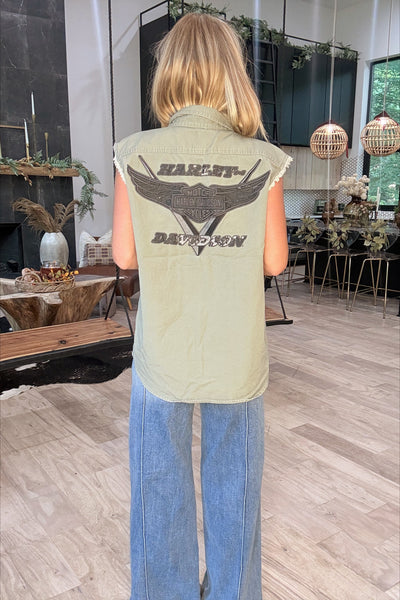 Vintage Harley Vest