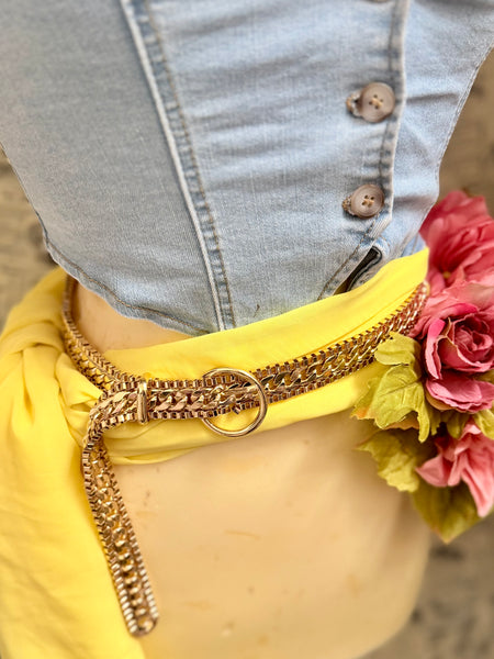 Vintage Gold Chain Belt
