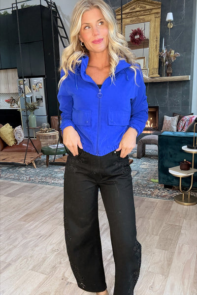 Royal Blue Zip Jacket