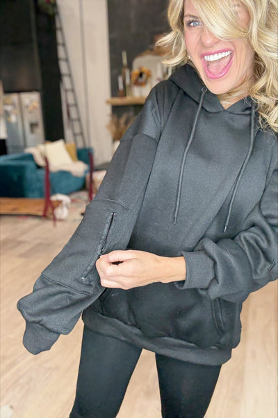 Black Eye Mask Hooded Sweatshirt