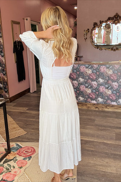 WhiteOpen Back Dress