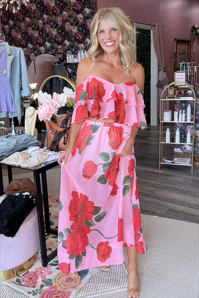 Bold Floral Skirt Set (Skirt Only)