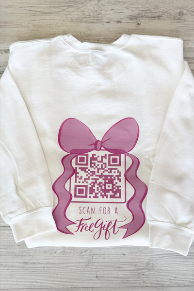 White Be Still Sweatshirt