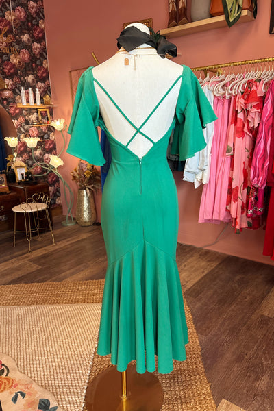 Open Back Mermaid Dress