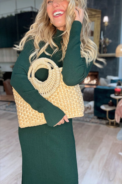 Rattan Purse