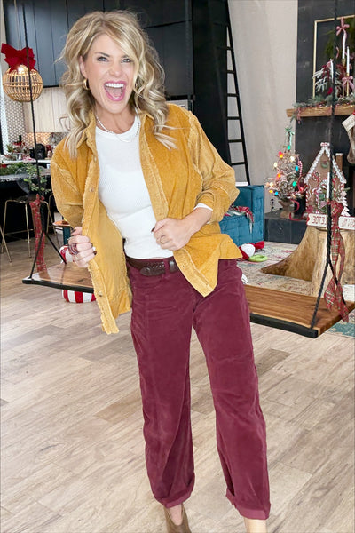 Golden Corduroy Jacket