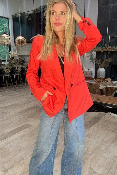 Vintage Red Anne Taylor Jacket