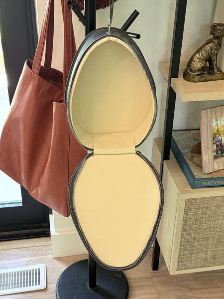 Vintage Teardrop Structured Handbag